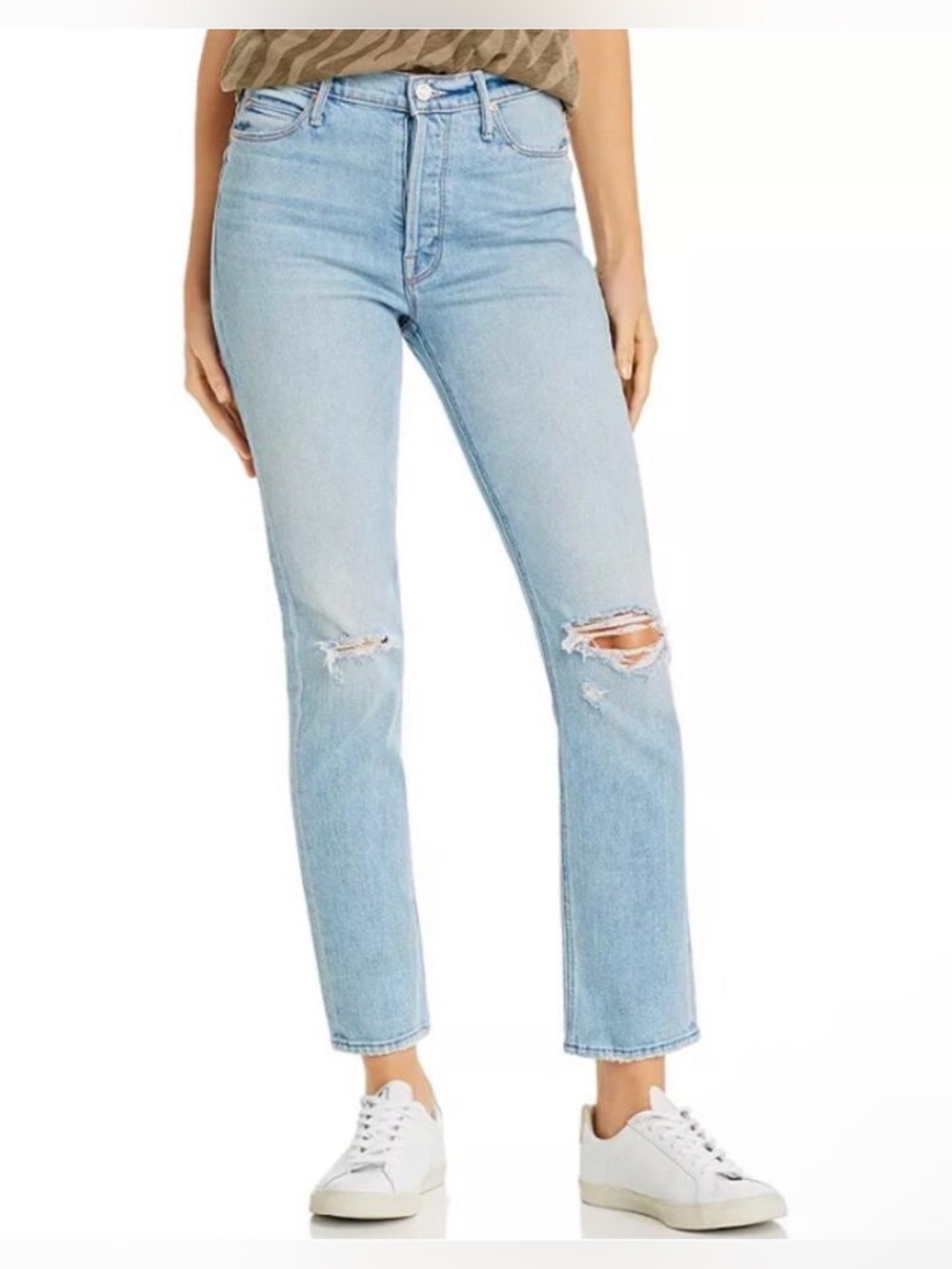 MOTHER Superior The Dazzler Button Fly Ankle Jean in Really Intoxicated